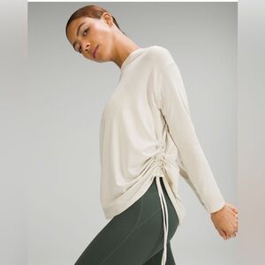 Lululemon Pima cotton side cinch long sleeve